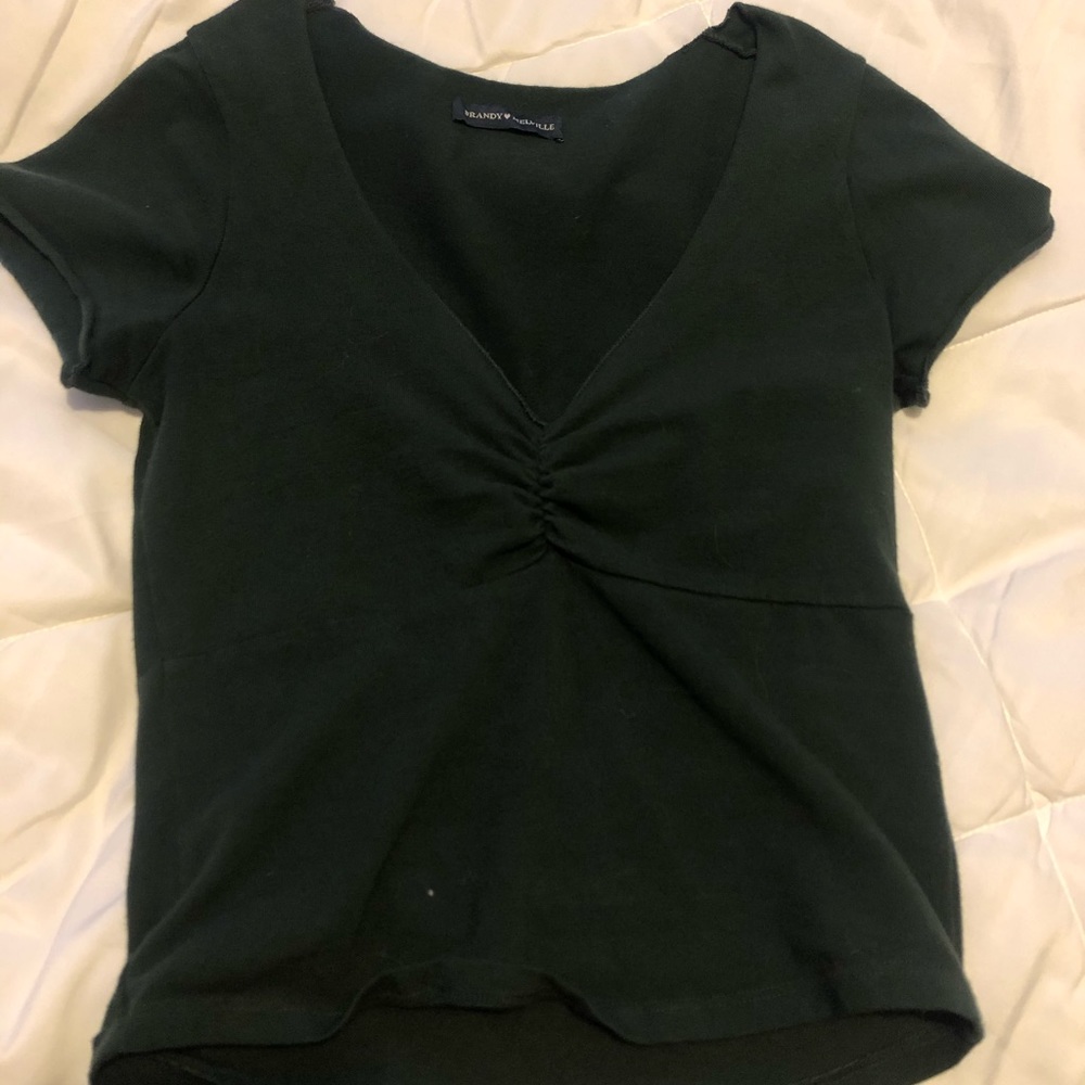 dark green gina top